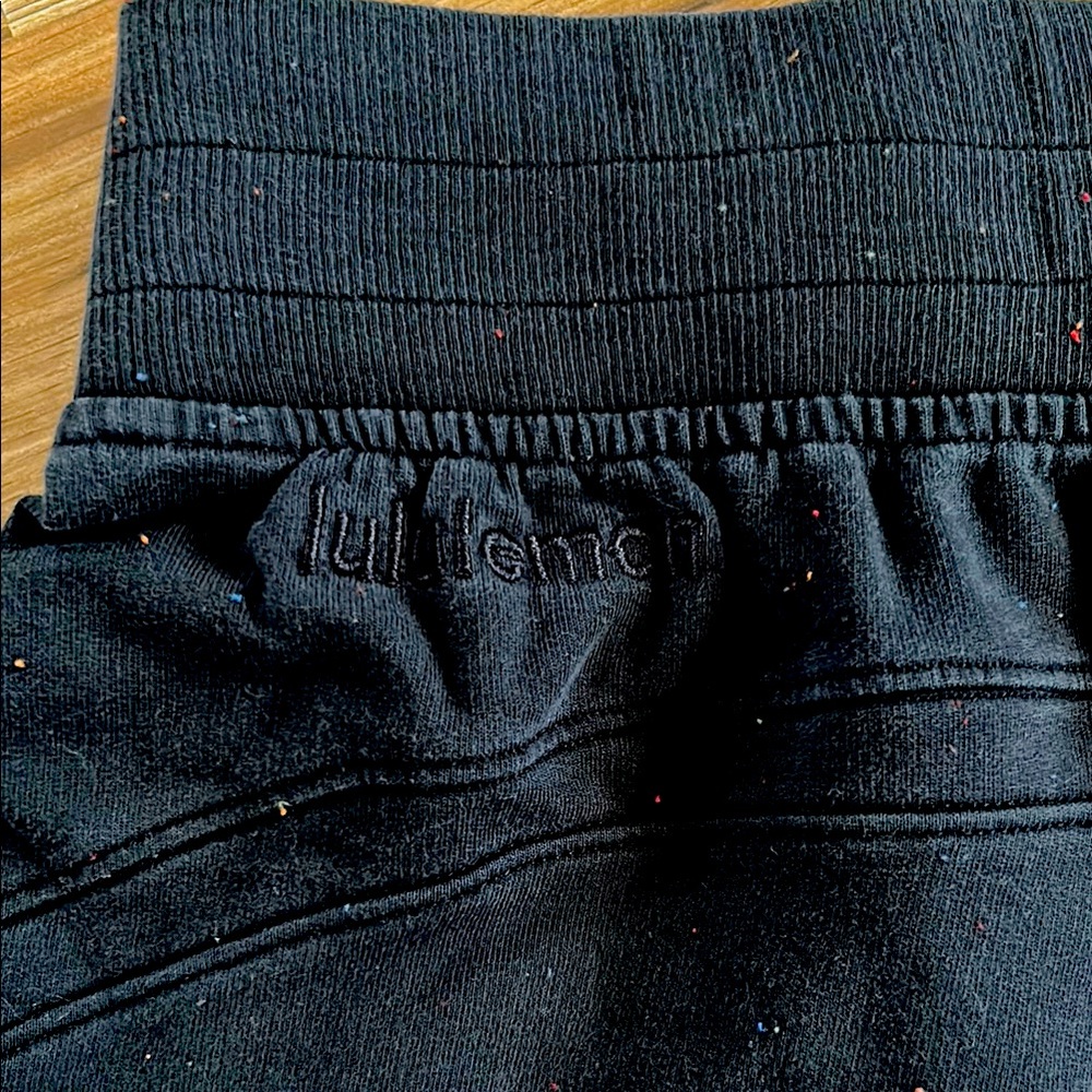 lululemon athletica Black Joggers with Ribbed Waistband